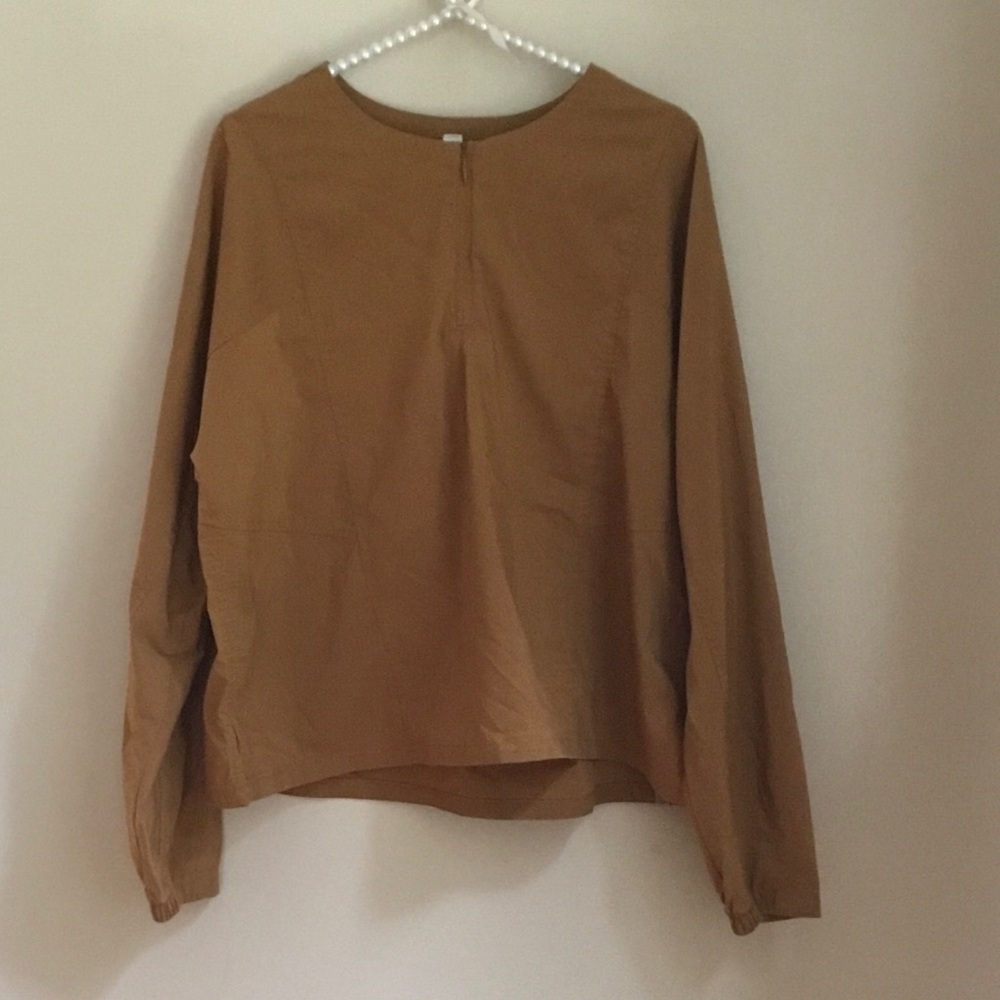 Lululemon Against Convention 1/4 Zip Long Sleeve Shirt Spiced Bronze - Picture 3 of 11